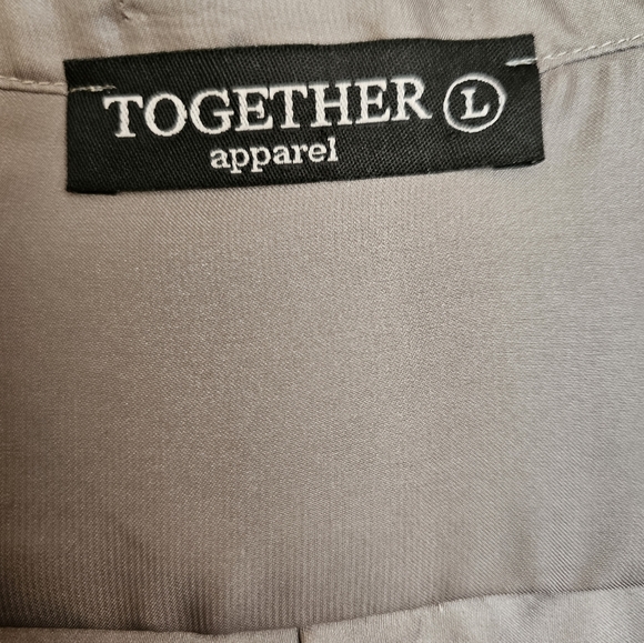 Gray Sheer Blouse - Picture 2 of 4